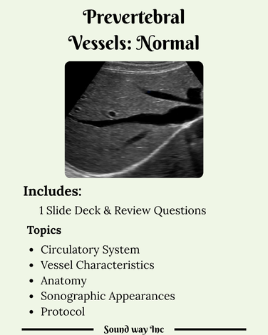 Chapter 4 : Prevertebral Vessels: Normal