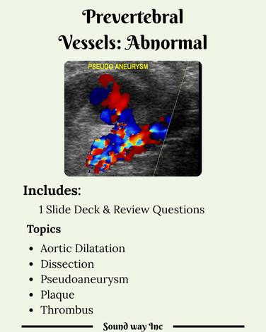 Chapter 5 : Prevertebral Vessels: Abnormal